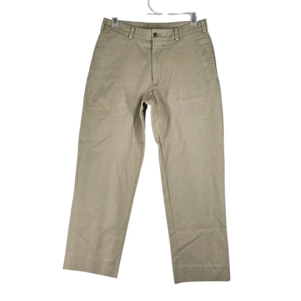 Vtg Bills Khakis M2 Classic Fit Pants Mens 34 (32.5x29.5) Tan Twill USA Lot Of 2